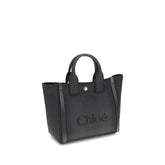 Chloé Black Cotton Shoulder Bag